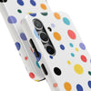 Colorful Polka Dot Tough Phone Case - Durable & Stylish for Everyday Use