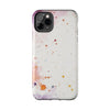 Artistic Tough Phone Cases - Vibrant Watercolor Splash Design