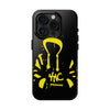 Tough Phone Cases - Durable Protection with Edgy Yellow Design