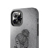 Stylish Tough Phone Cases with Artful Line Drawing - Perfect Gift for Teens and Young Adults