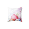 Spring Floral & Easter Eggs Decorative Pillow