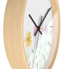 Floral Garden Wall Clock - Charming Home Decor for Nature Lovers