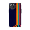 Retro Rainbow Tough Phone Case - Durable Protection for Your Device