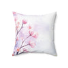 Spring Floral & Easter Eggs Decorative Pillow