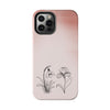 Floral Tough Phone Case - Elegant Botanical Design for Nature Lovers