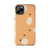 Abstract Polka Dot Tough Phone Case - Durable Protective Cover for Stylish Communication