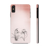 Floral Tough Phone Case - Elegant Botanical Design for Nature Lovers