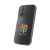 Retro Skeleton Clear Phone Case | Vibrant Design for Trendsetters