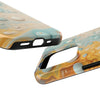 Artistic Marble Tough Phone Case - Stylish and Durable Protection