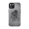 Stylish Tough Phone Cases with Artful Line Drawing - Perfect Gift for Teens and Young Adults