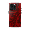 Bold Red Abstract Tough Phone Case - Durable & Unique Protection