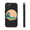 Tough Phone Case - Serene Sailing Sunset Design