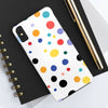 Colorful Polka Dot Tough Phone Case - Durable & Stylish for Everyday Use