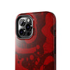 Bold Red Abstract Tough Phone Case - Durable & Unique Protection