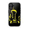 Tough Phone Cases - Durable Protection with Edgy Yellow Design