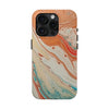 Artistic Tough Phone Cases – Colorful Abstract Marble Design