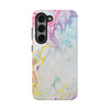 Colorful Marble Tough Phone Case - Durable and Stylish Protection