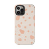 Chic Tough Phone Case with Abstract Blush Spots