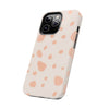 Chic Tough Phone Case with Abstract Blush Spots