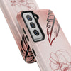 Artistic Tough Phone Case - Abstract Floral Design