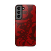 Bold Red Abstract Tough Phone Case - Durable & Unique Protection