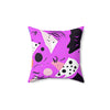 Vibrant Contemporary Square Pillow - Abstract Design for Modern Home Decor