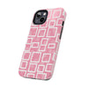 Chic Floral Tough Phone Case - Stylish Pink Frame Design