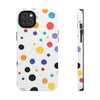 Colorful Polka Dot Tough Phone Case - Durable & Stylish for Everyday Use