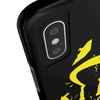 Tough Phone Cases - Durable Protection with Edgy Yellow Design