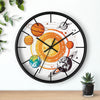 Solar System Wall Clock - Planetary Decor for Astronomy Lovers