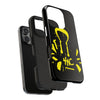 Tough Phone Cases - Durable Protection with Edgy Yellow Design