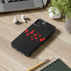 Bold Red Flames Tough Phone Case - Durable Protection for Adventurers