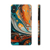 Vibrant Marble Tough Phone Case - Unique Artistic Design for Protection