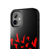 Bold Red Flames Tough Phone Case - Durable Protection for Adventurers