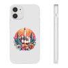 Boho Chic Flexi Case - Hand Gesture & Floral Design