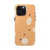 Abstract Polka Dot Tough Phone Case - Durable Protective Cover for Stylish Communication