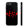 Bold Red Flames Tough Phone Case - Durable Protection for Adventurers