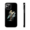 Stylish Beach Vibe Tough Phone Case with Surfing Design