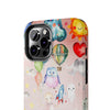 Colorful Kids’ Phone Case – Cute Cartoon Design with Balloons and Animals