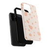 Chic Tough Phone Case with Abstract Blush Spots