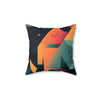 Abstract Geometric Art Pillow | Modern Decor for Home and Office