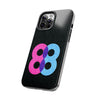 Bold Number 88 Tough Phone Case - Durable Protection with Vibrant Design