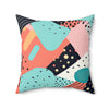 Boho Abstract Decorative Pillow - Modern Art Design for Cozy Homes