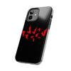 Bold Red Flames Tough Phone Case - Durable Protection for Adventurers