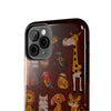 Colorful Animal-Inspired Tough Phone Case - Durable Protection for Animal Lovers