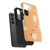 Abstract Polka Dot Tough Phone Case - Durable Protective Cover for Stylish Communication