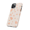 Chic Tough Phone Case with Abstract Blush Spots