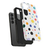 Colorful Polka Dot Tough Phone Case - Durable & Stylish for Everyday Use