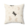 Cozy Bear Print Throw Pillow – Perfect for Home Decor