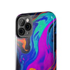 Vibrant Abstract Tough Phone Cases - Shockproof Protection with Colorful Design